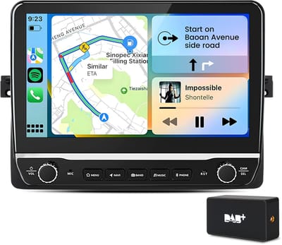 Hexinex 10.1" autoradio Geschikt voor BMW E46 - Draadloos CarPlay, Android Auto, Android 15, multimediaspeler, 2GB+64GB
