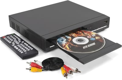 Aurixi® DVD Speler met HDMI - Externe Dvd Speler - Blu Ray Spelers - Zwart - 23cm x 21cm x 4cm