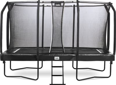 Salta First Class - Trampoline met veiligheidsnet en ladder - 427 x 244 cm - Zwart