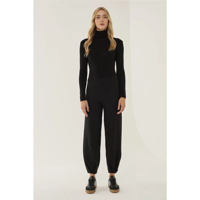 Hoge Taille Gebreide Joggingbroek