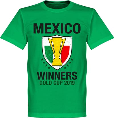 Mexico Gold Cup Winnaars 2019 T-Shirt - Groen - L