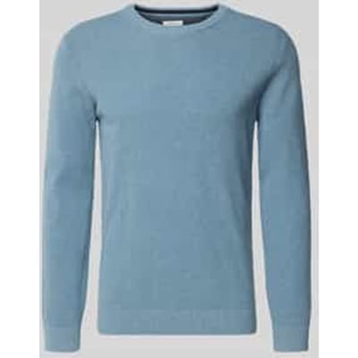 Regular fit gebreide pullover van puur katoen