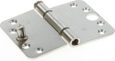 BSW Scharnier V RD 818 STD - RVS - 89 x 127 x 3 mm - met veiligheidspen