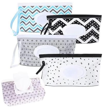 Draagbare Navulbare Babydoekjesdispenser - 4 Stuks voor Luier en Reizen
