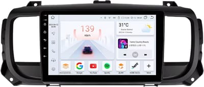 Autoradio met bluetooth - Carplay - Voor Peugeot Expert 3, Citroën Jumpy 3 & SpaceTourer (2016-2021) - Geschikt voor Apple en Android - Stereo - Navigatie - Navigatiesysteem auto - 6GB 64GB