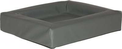 Comfort-Kussen hondenmand leatherlook 60 x 50 x 12 cm - Antraciet