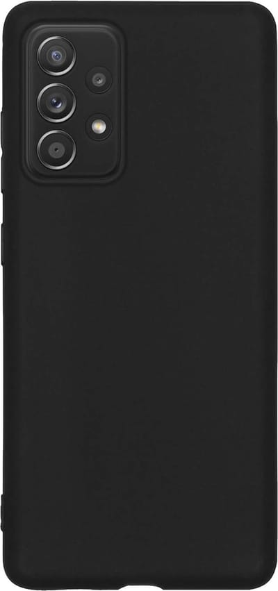 Hoes - Geschikt voor Samsung Galaxy A53 - Sterk & Shockproof - Hoesje Cover - Siliconen Case - Zwart