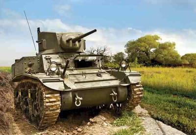 Zvezda - Stuart Us-tank (Zve6265) - modelbouwsets, hobbybouwspeelgoed voor kinderen, modelverf en accessoires