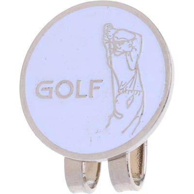 Er avec Marqueur de Balle Magnétique Clip Léger avec Marqueur de Balle Clip pour Casquette blanc