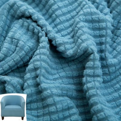 Jacquard Sofahoes Zachte Stretch Polar Fleece Eenpersoons Clubbank Hoezen Elastische Fauteuilhoezen Meubelbeschermer