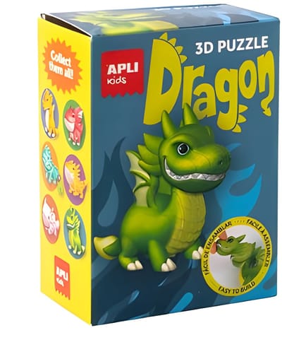 Apli Puzzel Draken Blauw
