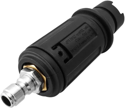 MTTproducts- Hogedrukreiniger Mondstuk Roterend - Verstelbaar 0-60° - 1/4 Inch Snelkoppeling - 3000 PSI - Compatibel met Hogedrukreinigers - Handig voor Auto's en Ramen - Reiniger Nozzle