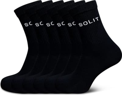 Beste hoge sokken - Sport sokken - 6-paar - 78% katoenen sokken - Maat 35-38 - voor Dames en Heren - Naadloze sokken - crew sokken
