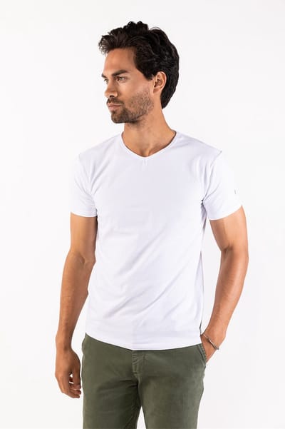 Presly & Sun Heren - T-Shirt - S - Wit - Steve