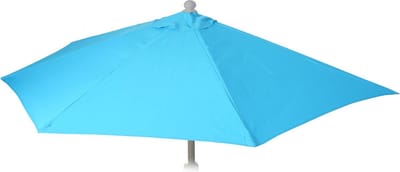 Vervangingshoes voor Parla halfronde parasol, parasolhoes vervangingshoes, 270cm stof/textiel UV 50+ 3kg ~ turquoise