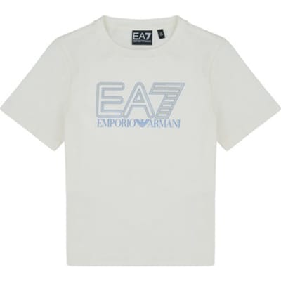Ea7 Emporio Armani 7b000295_af10375 T-shirt Met Korte Mouwen Beige 8 Years Jongen