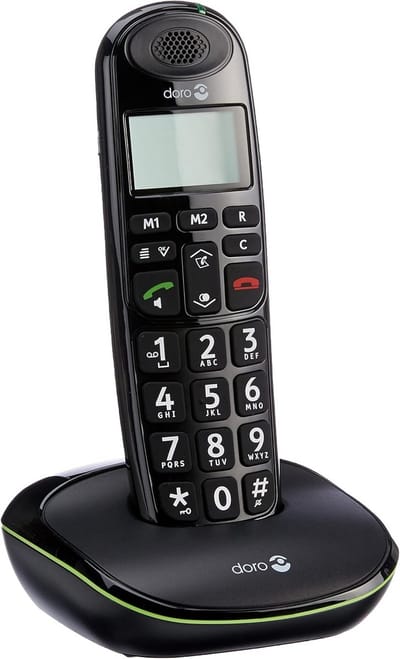 Draadloze DECT Telefoon met Grote Toetsen en Versterkt Geluid - Ideaal voor Senioren