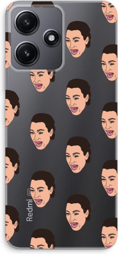 Case Company® - Hoesje geschikt voor Xiaomi Redmi 12 hoesje - Ugly Cry Call - Soft Cover Telefoonhoesje - Bescherming aan alle Kanten en Schermrand