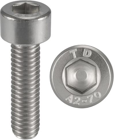 50x Cilinderkopschroeven M6 x 35 mm – RVS A2 (Inbus/Allen) – Hoogwaardige Schroeven