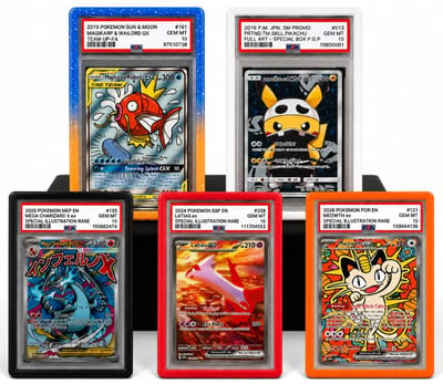 5 Stuks PSA Slab Guards - Slab Protector - TCG Beschermhoes Bumper - PSA Graded Kaarten - Geschikt voor Pokemon - Gradient Bumpers - PSA Slab Guard - Slab Bumper - Trading Card Games