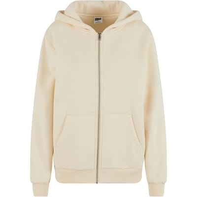 Urban Classics - Fluffy Vest met capuchon - XS - Creme