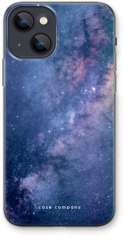 Case Company® - Hoesje geschikt voor iPhone 13 mini hoesje - Nebula - Soft Cover Telefoonhoesje - Bescherming aan alle Kanten en Schermrand