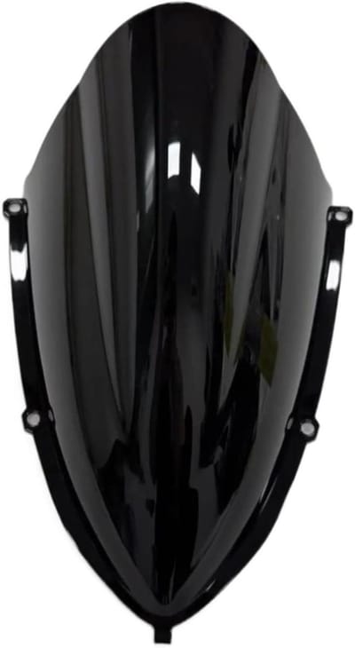 Motorfiets Windscherm - Voorruit Motor - Comfortabel Rijden - Verlaagt Windgeruis - Stabiel en Trillingsvrij - Zwart