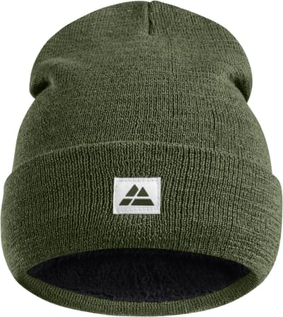 DANISH ENDURANCE Beanie van Gerecycelde Materialen met Polar Fleece - Groen