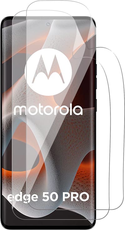 Screenprotector geschikt voor Motorola Edge 50 Pro - 2x FlexGuard Screen Protector
