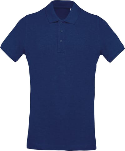 Kariban Menselijk Biologisch Pique-Pique-Poloshirt (Oceaan Blauwe Heide)