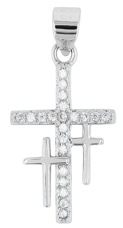 AKZENT Akzent dames hanger "Gota" van 925 Sterlingzilver, gerhodineerd, duurzaam