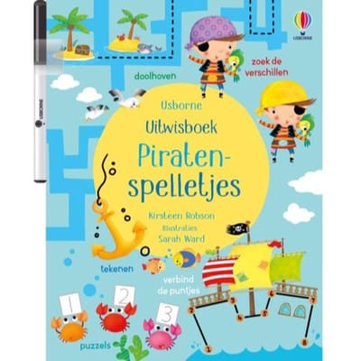 Piratenspelletjes - Uitwisboek
