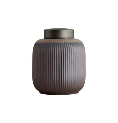 Artic Oasis Urn (M) – 650 ml / 0.65 Liter – Brons – Crematie Urn voor As Volwassenen – Hoogwaardig Keramiek – Voor Huisdieren of Menselijk As – Urn Hond – Urn Kat – Crematie As – Unieke Urn