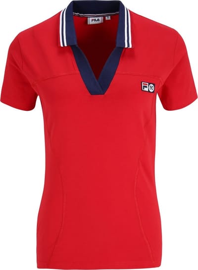 Fila dames-poloshirt met korte mouwen Zapel Polo Shirt True Red
