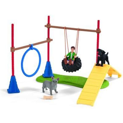 schleich FARM WORLD - Speelplezier voor honden - Speelfigurenset - Kinderspeelgoed voor Jongens en Meisjes - 3 tot 8 jaar - 18 Onderdelen