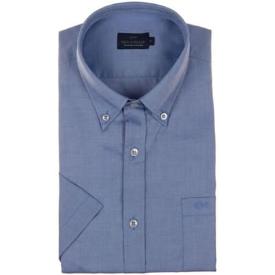 Paul & Shark Overhemd Cotton Summer Oxford Oxford Blue / male
