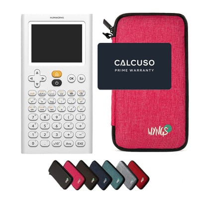NumWorks incl. WYNGS Beschermhoes Roze - Grafische Rekenmachine - Basis Pakket