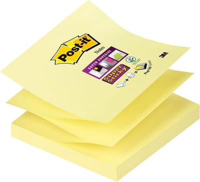 Super Sticky Z-Notities 76x76 mm - Extra Sterk Plakken op Diverse Oppervlakken