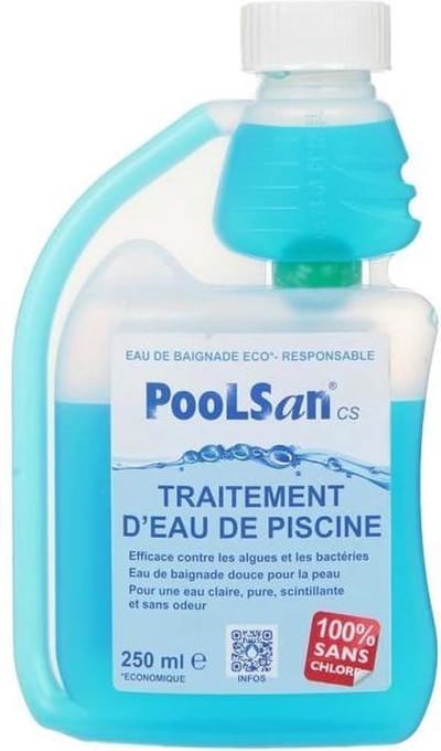 POOLSAN Doseringsfles met desinfectiemiddel - 100% chloorvrij - 250 ml