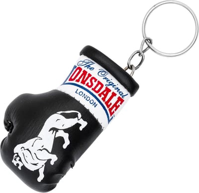 Lonsdale Mini Handschoen Sleutelhanger Zwart