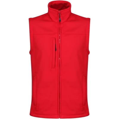 Regatta Heren Flux Softshell Body Warmer (Klassiek rood/grijs)
