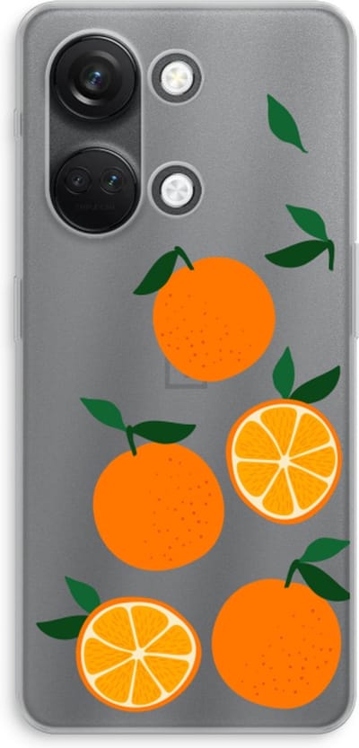 Case Company® - Hoesje geschikt voor OnePlus Nord 3 hoesje - Will you be my clementine - Soft Cover Telefoonhoesje - Bescherming aan alle Kanten en Schermrand