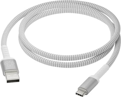 dbramante1928 re-charge - Braided oplaadkabel - USB-A naar USB-C - 1,2 meter - Wit