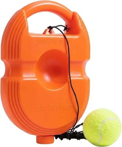 Tennis Rebounder Set - Solo Trainer - Zelf Training - Vulbare Basis Stabiliteit - 10 x 10 x 3 cm