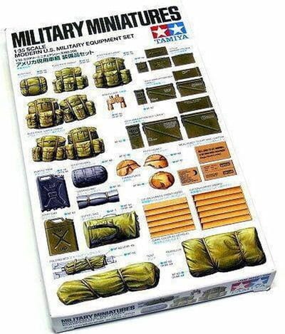 Tamiya Modelbouwpakket Diorama - 35266 Diorama-Set US Military Equipment Modern Plastic - 1:35 - Modelbouw