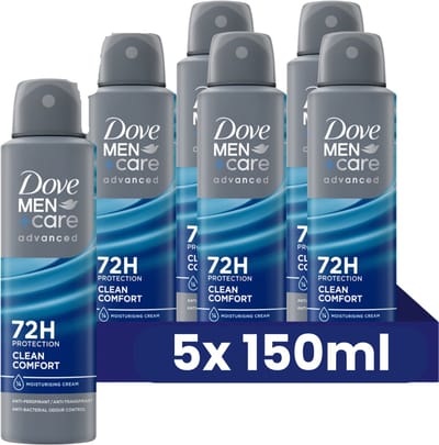 Dove M+C Clean Comfort 150ML - 5 stuks - Voordeelverpakking