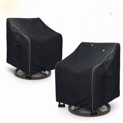VHV - Stoelhoes - Loungestoelhoes - Tuinstoelhoes waterdicht - Beschermhoes draaistoel - Voor terras en balkon