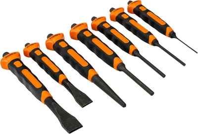 Dopsleutel Set - Vierkante Bits - Klussen en Repareren - Tweecomponentenhandgreep - 7 Stuks - Zwart