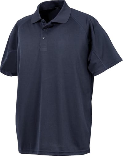 Spiro Unisex Volwassenen Impact Performance Aircool Polo Shirt (Marine)