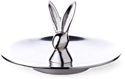 PASEN - Bonbonschaaltje - Serveerschaal 15 x 9 cm - Decoratieschaaltje - Schaaltje met haas voor kleine eitjes